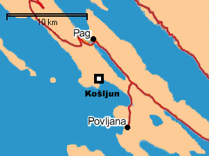 Kosljun insel Pag 