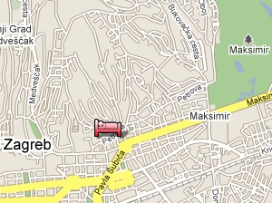 Zagreb map